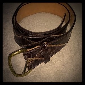 Wilson's Vintage Genuine Alligator Belt 36